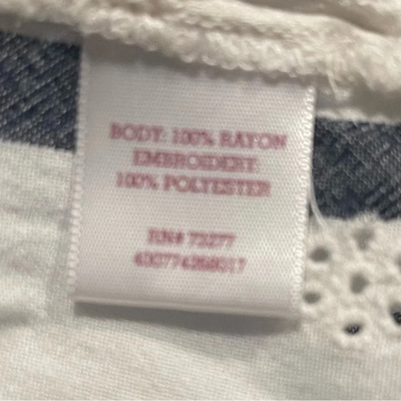 Target Striped Long Sleeve Off The Shoulders Open Shoulders Top Size Large - Picture 9 of 9